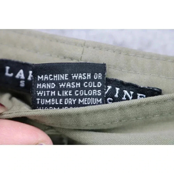 Larry Levine Stretch Women's Olive Green Capri's -Sz. 14-Pockets-Nice - Picture 7 of 9